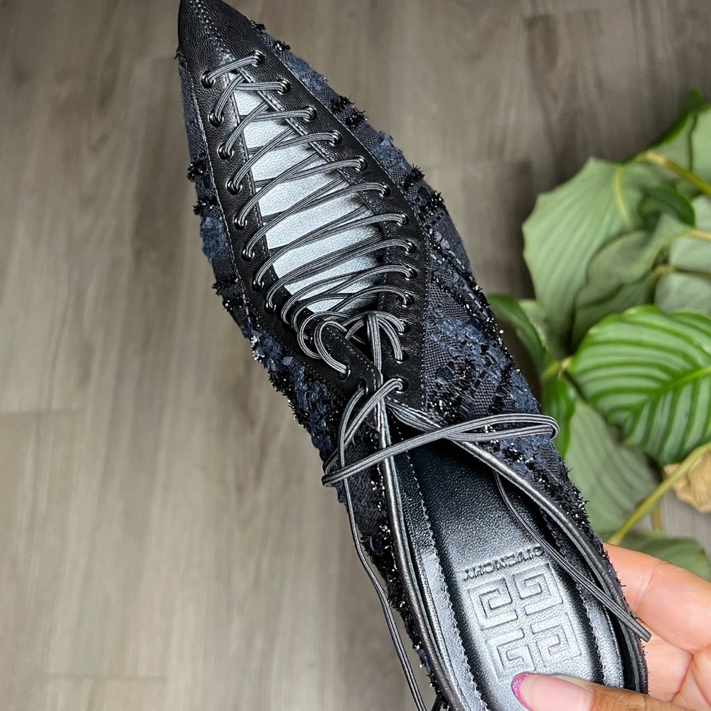 Show Lace-Up Pointed Toe Pump (Women) Brand New
